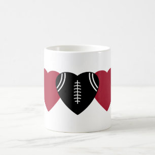 Atlanta Falcons Football Heart Design Coffee Mug