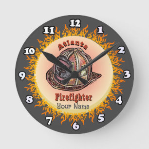 Atlanta Firefighter  clock