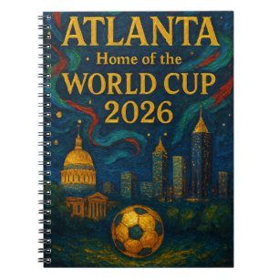 Atlanta Football Elegant Artwork 2026 Notebook