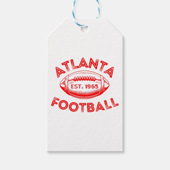 Atlanta Football Vintage Style  Gift Tags (Front)