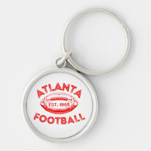 Atlanta Football Vintage Style Key Ring
