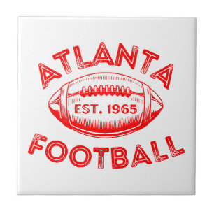 Atlanta Football Vintage Style  Tile