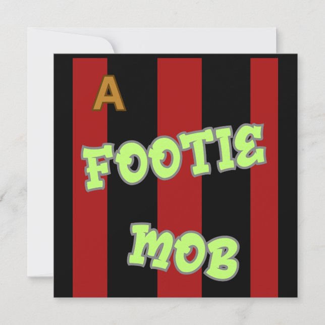 Atlanta Footie Mob United MLS Fans Invitation (Front)