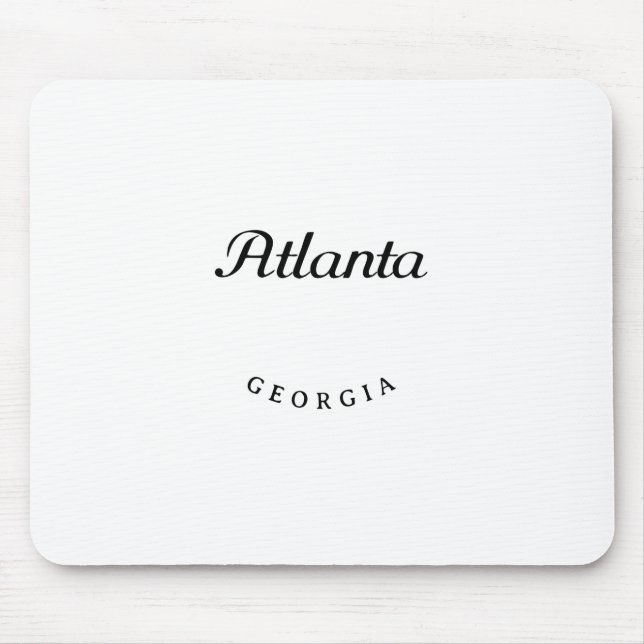 Atlanta GA Mouse Mat (Front)