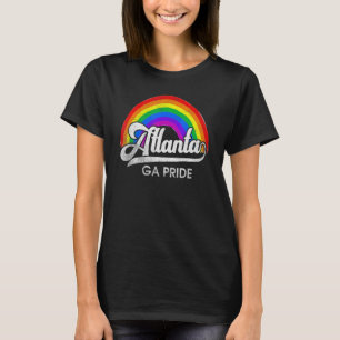 Atlanta Ga Pride Month Rainbow Say Gay Say Love Lg T-Shirt