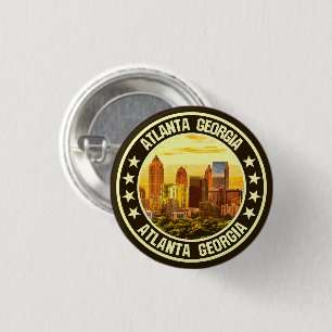 Atlanta Georgia                                    3 Cm Round Badge