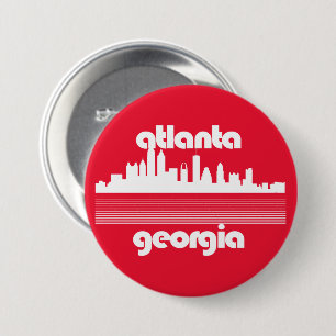 Atlanta Georgia 7.5 Cm Round Badge