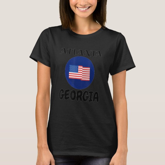 Atlanta Georgia America USA American T-Shirt (Front)