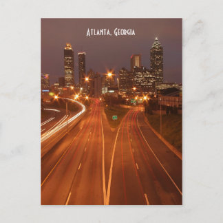 Atlanta Georgia at Dusk Postcard