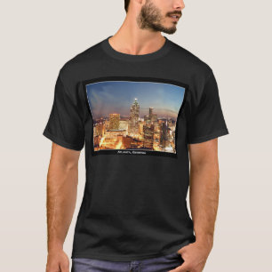 Atlanta, Georgia at Night - Beautiful Skyline T-Shirt