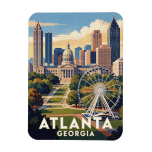 Atlanta Georgia Centennial Park Travel Magnet