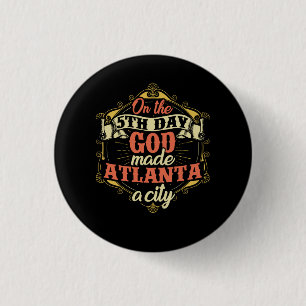 Atlanta Georgia City 3 Cm Round Badge