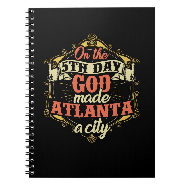 Atlanta Georgia City Notebook (Front)