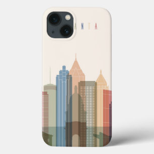 Atlanta, Georgia   City Skyline iPhone 13 Case