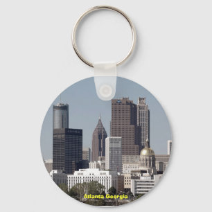 atlanta georgia cityscape key ring