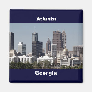 atlanta georgia cityscape magnet