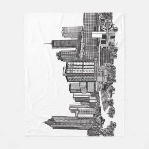 Atlanta Georgia Fleece Blanket
