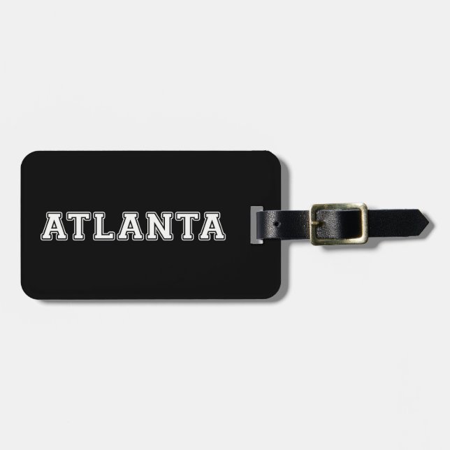 Atlanta Georgia Luggage Tag (Front Horizontal)
