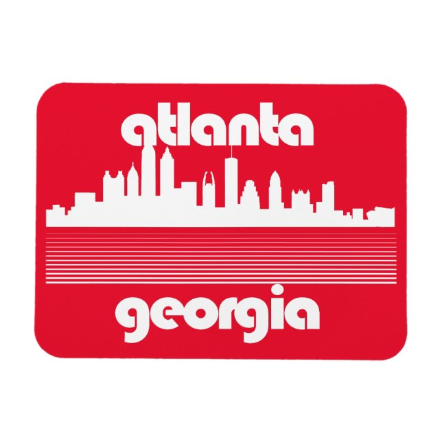 Atlanta Georgia Magnet (Horizontal)