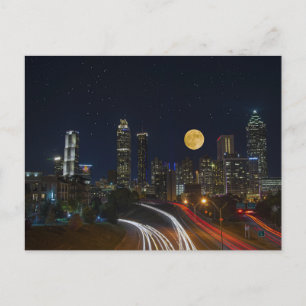 Atlanta, Georgia Nighttime Skyline Postcard