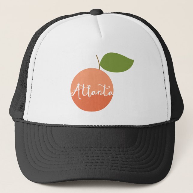 Atlanta, Georgia Peach trucker hat (Front)