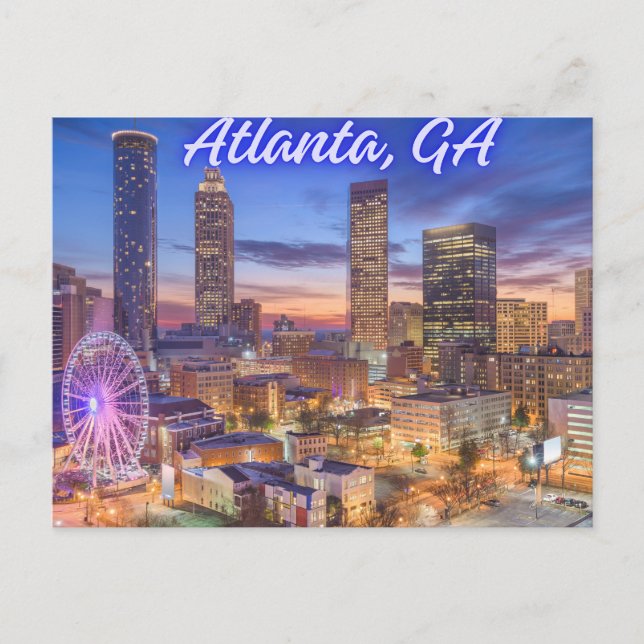 Atlanta, Georgia Postcard (Front)