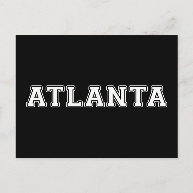 Atlanta Georgia Postcard (Front)