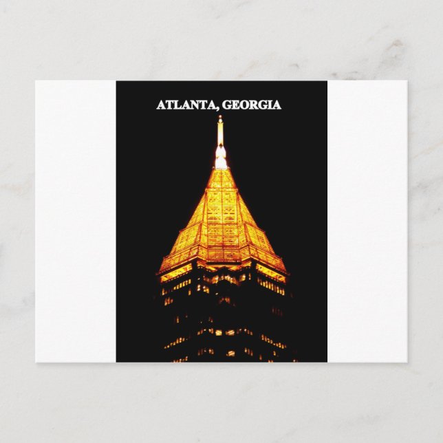 ATLANTA, GEORGIA POSTCARD (Front)