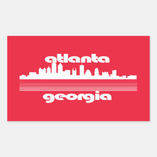 Atlanta Georgia Rectangular Sticker