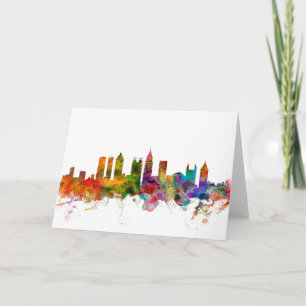 Atlanta Georgia Skyline Card