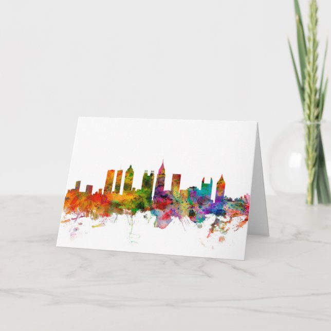 Atlanta Georgia Skyline Card (Front)