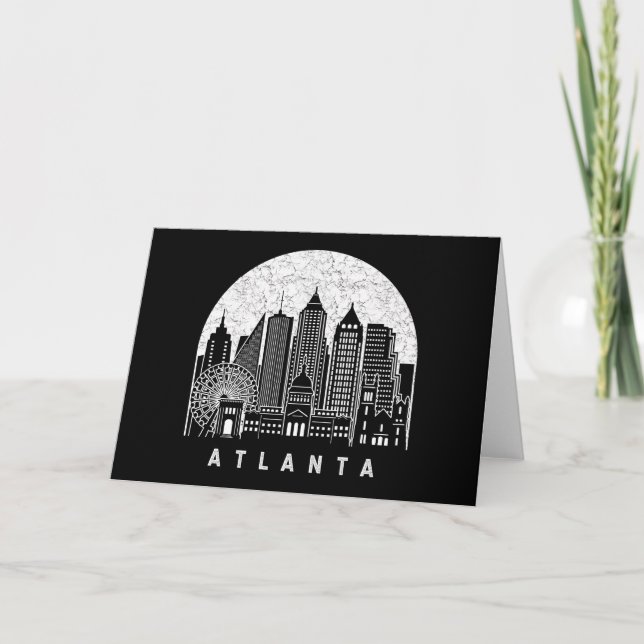 Atlanta Georgia Skyline Card (Front)