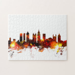 Atlanta Georgia Skyline Jigsaw Puzzle