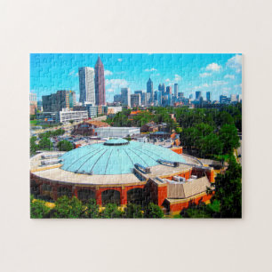 Atlanta Georgia skyline. Jigsaw Puzzle