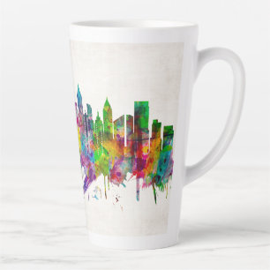 Atlanta Georgia Skyline Latte Mug