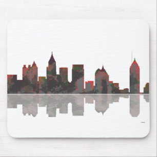 Atlanta Georgia Skyline Mouse Mat