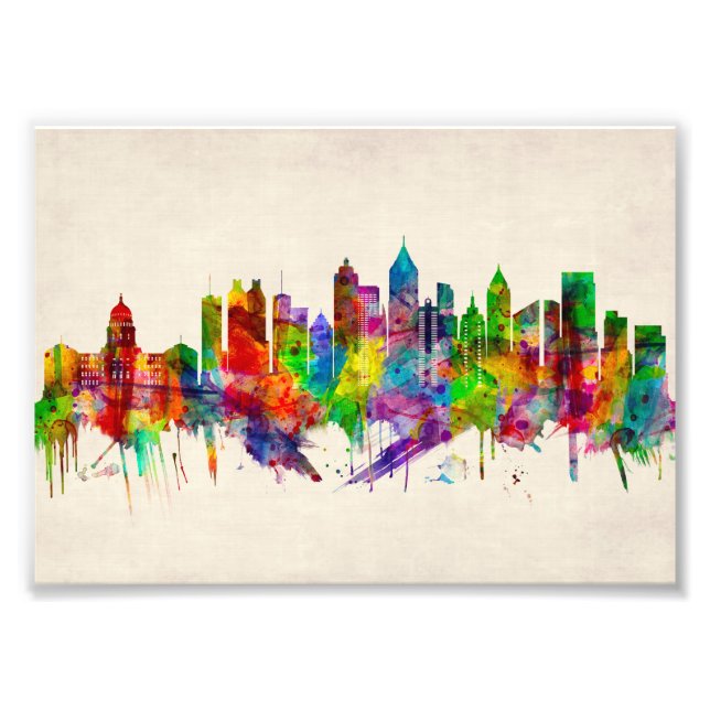 Atlanta Georgia Skyline Photo Print (Front)