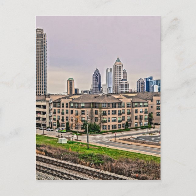 Atlanta Georgia skyline Postcard (Front)