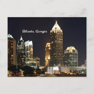 Atlanta, Georgia Skyline Postcard