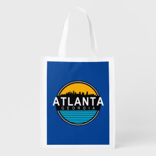 Atlanta Georgia Skyline  Reusable Grocery Bag