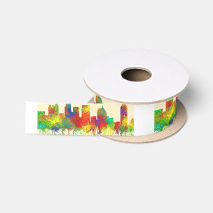 ATLANTA, GEORGIA SKYLINE - SG - Ribbon Satin Ribbon