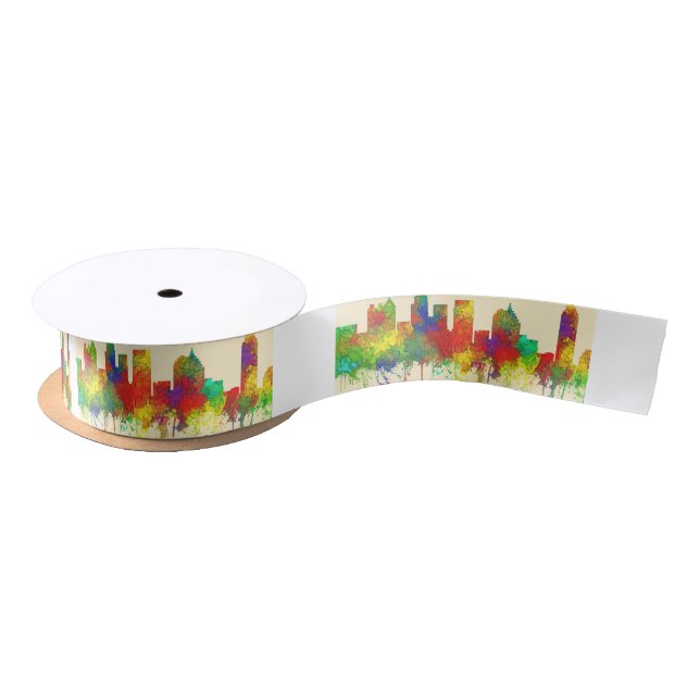 ATLANTA, GEORGIA SKYLINE - SG - Ribbon Satin Ribbon (Spool)