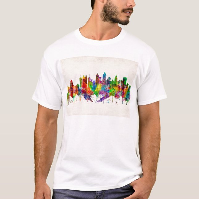 Atlanta Georgia Skyline T-Shirt (Front)