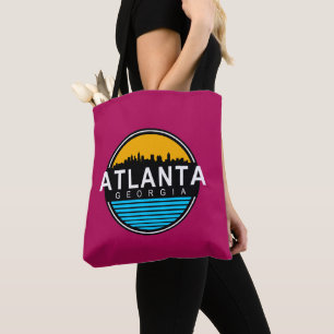 Atlanta Georgia Skyline T-Shirt Tote Bag