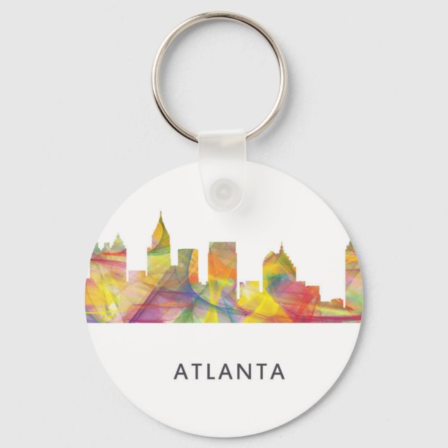 ATLANTA GEORGIA SKYLINE WB1 - KEY RING (Front)