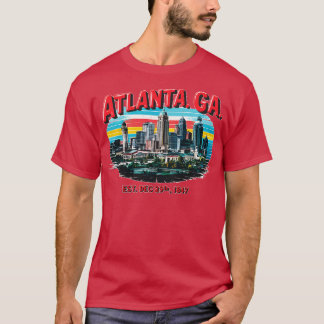 atlanta georgia Souvenir Vintage Nostalgic Citysca T-Shirt