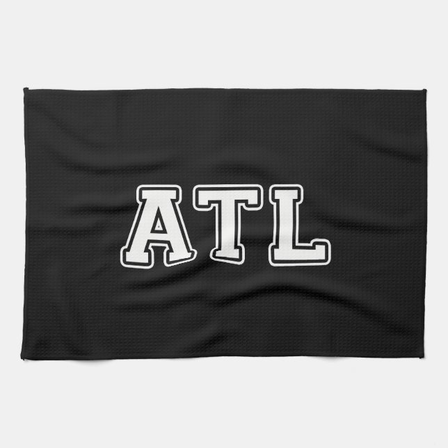 Atlanta Georgia Tea Towel (Horizontal)