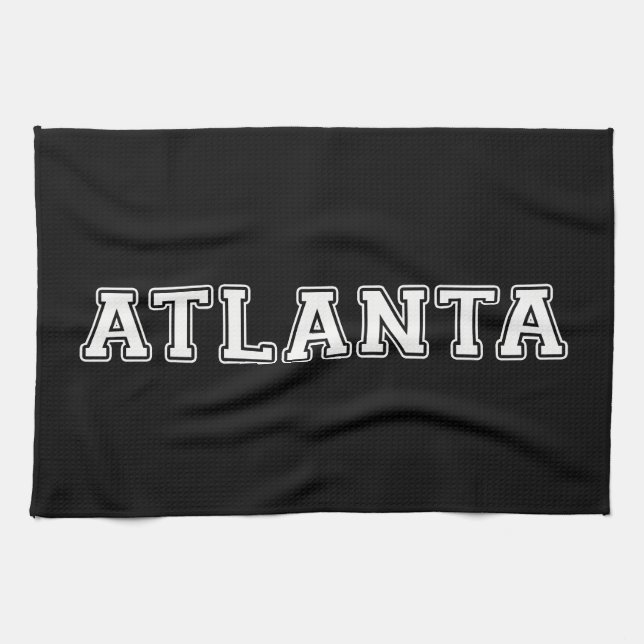Atlanta Georgia Tea Towel (Horizontal)