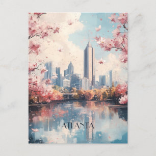 Atlanta Georgia Travel Postcard