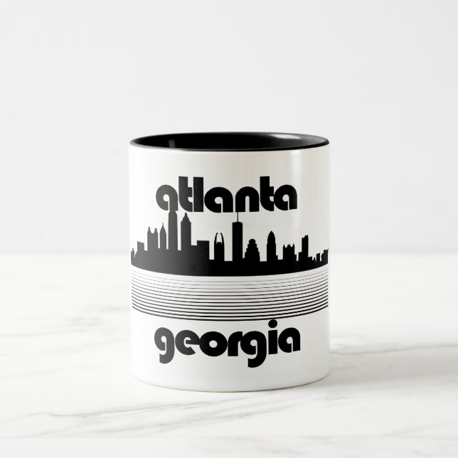 Atlanta Georgia Two-Tone Coffee Mug (Center)